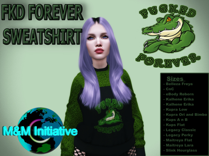 M&M Initiative - Delivery Hud - FKD Forever Sweatshirt - Black