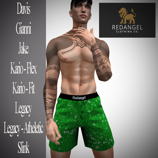 Green Glitter Boxers