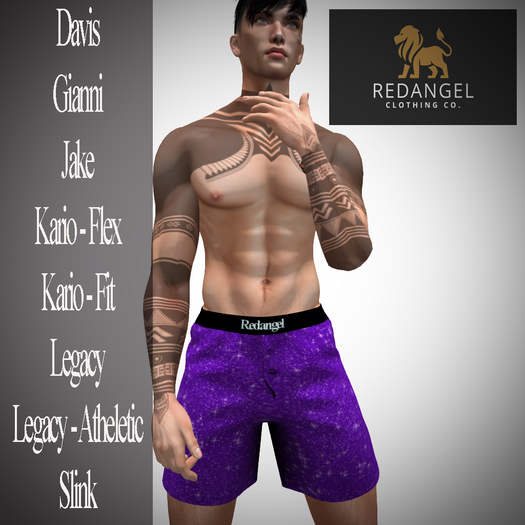 Purple Glitter Boxers