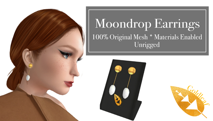 Goldleaf - Moondrop Earrings