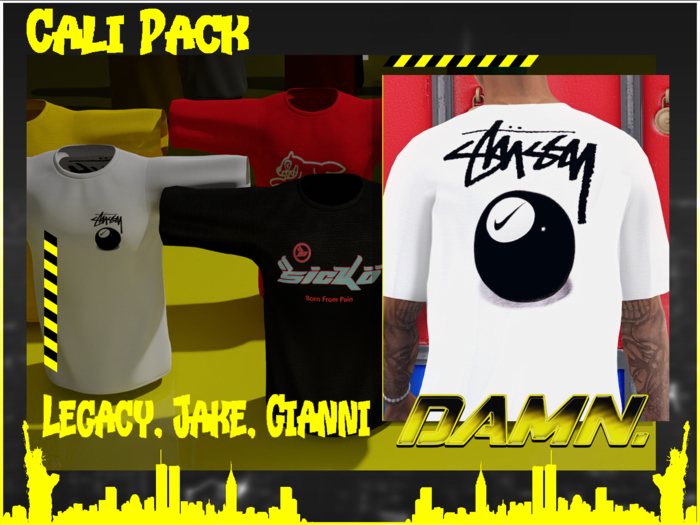Damn "Cali Pack" Tee [Jake]