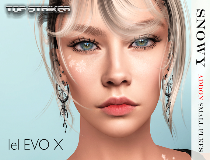 TOP STRIKER ADDON SMALL SNOWFLAKES EvoX