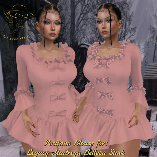 [K-Style] POSITANO BLOUSE #1