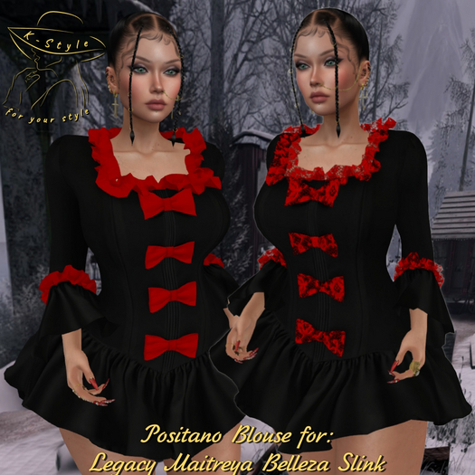 [K-Style] POSITANO BLOUSE #4
