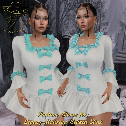 [K-Style] POSITANO BLOUSE #6