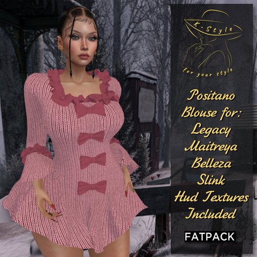 [K-Style] POSITANO BLOUSE #17 FATPACK
