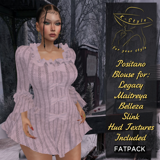 [K-Style] POSITANO BLOUSE #19 FATPACK