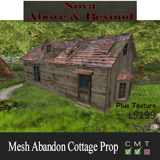 Mesh Abandon Cottage Prop