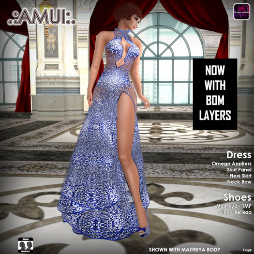 .:AMUI:. "Galaxy" Dress - BLUE