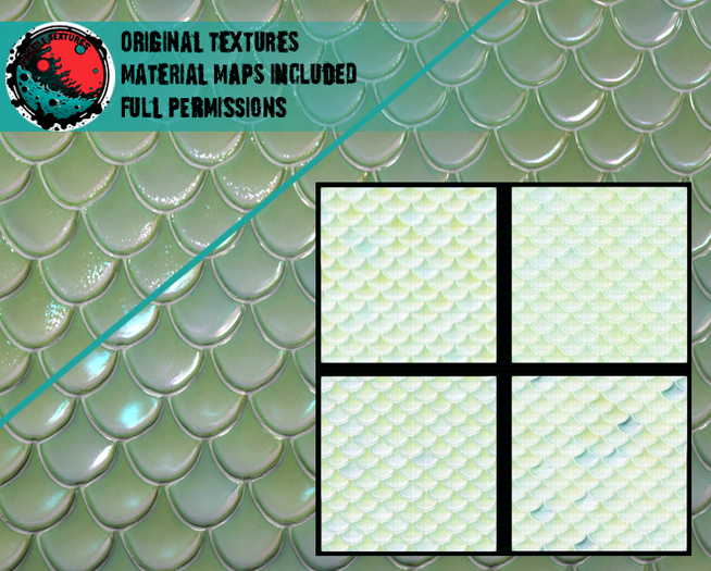 ::T:: Materials Texture: Mermaid Glitter & Gloss 1-4j (15% off)