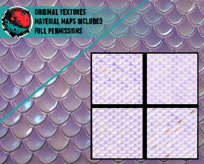 ::T:: Materials Texture: Mermaid Glitter & Gloss 1-4k (15% off)