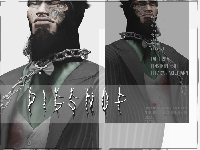 pigsnuf: horror x Pinstripe