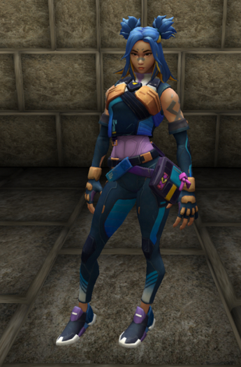 Full Perm Female Runner Sprinter athelete mesh avatar