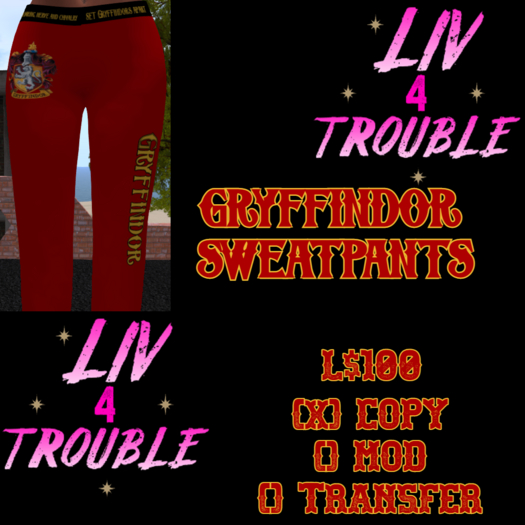 Gryffindor Sweatpants Maitreya
