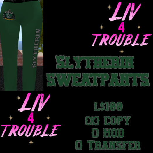 Slytherin Sweatpants Maitreya