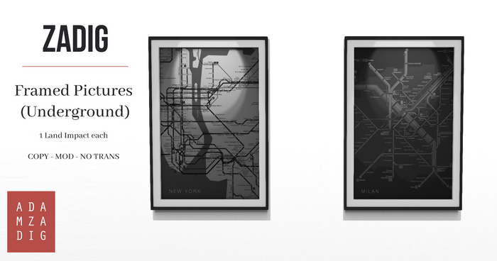 ZADIG - Framed Pictures (Underground)