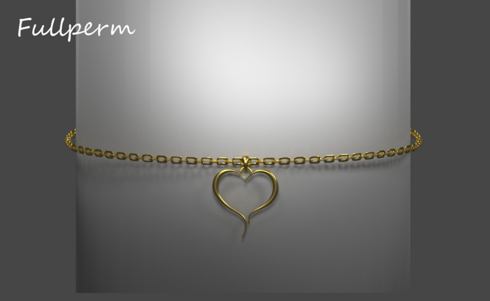 Necklace gold fullperm