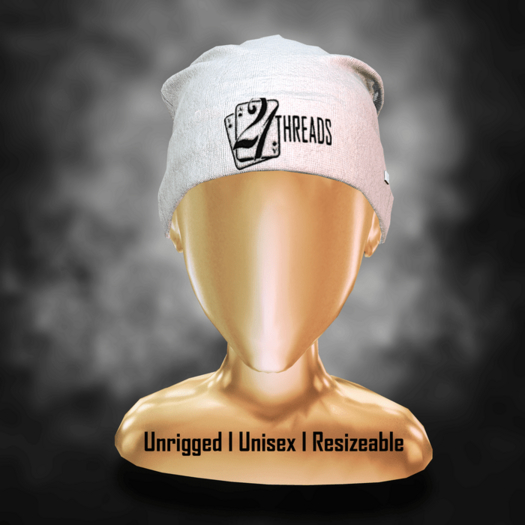 [21] "SLOUCH BEANIE - WHITE Unisex