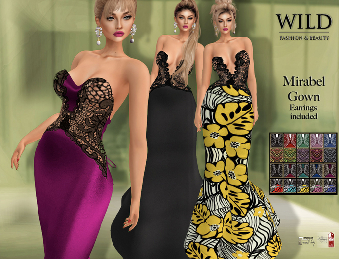 :::WILD:::Fashion Mirabel Gown