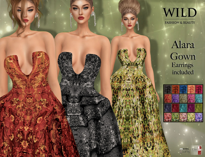 :::WILD:::Fashion Alara Gown