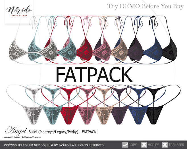 ~Nerido~ Angel Bikini-FATPACK