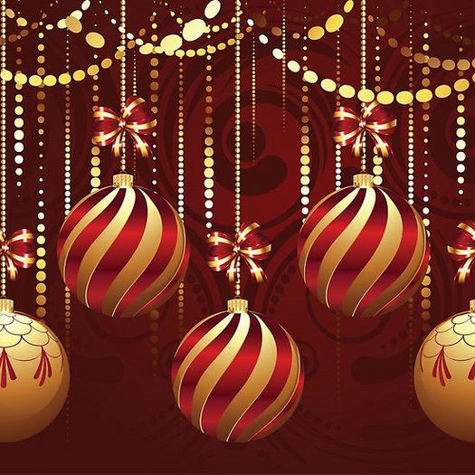 Christmas decor wallpaper