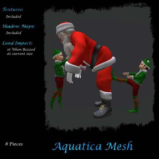 Aquatica Mesh - AM025529 Tormenting Santa