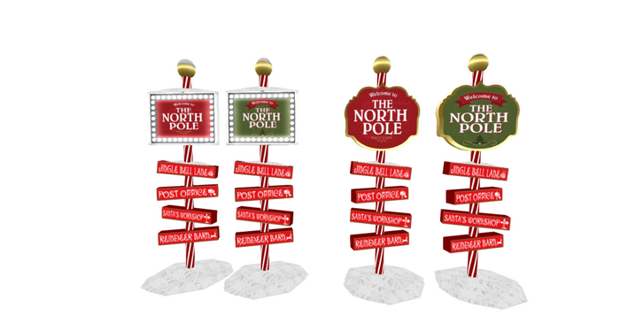 [The Stuffery] North Pole Signs