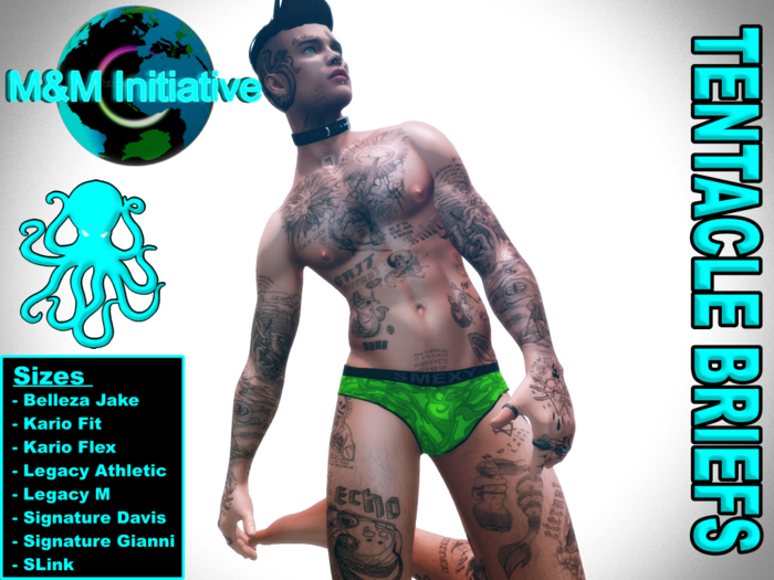 M&M Initiative - Delivery Hud - Tentacle Briefs - Green