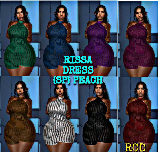 RISSA DRESS ORANGE