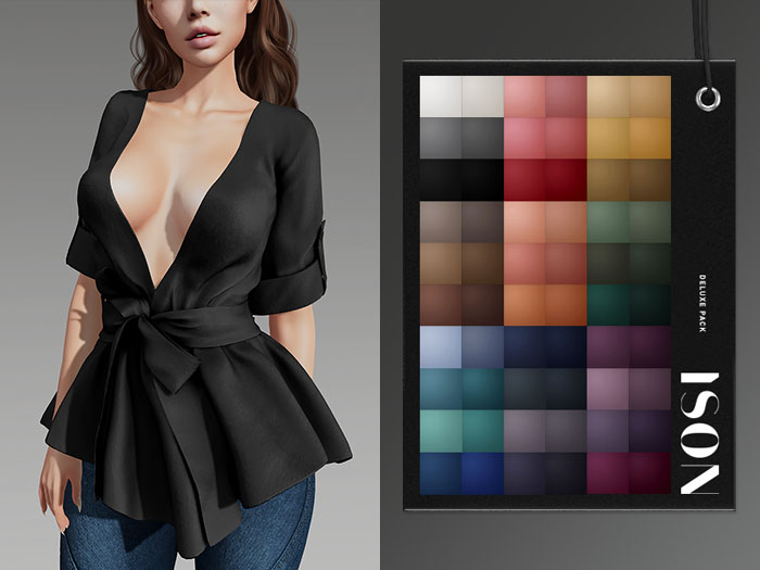 ISON - damaris wrap top (deluxe)