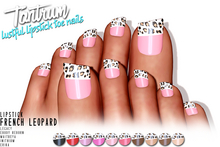 Tantrum - LL French Leopard Toenails 