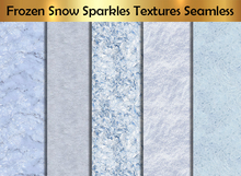 Frozen Snow Sparkles Textures Seamless A