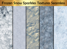 Frozen Snow Sparkles Textures Seamless D