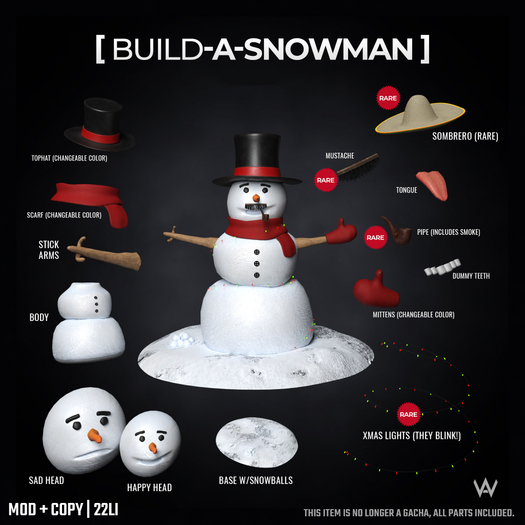 WAZ -  Snowman Build Kit (Fatpack)