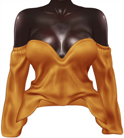 Kaithleen's Kelsey Silk Top - Mustard