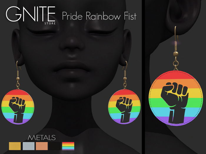 Gnite - Pride Rainbow Fist