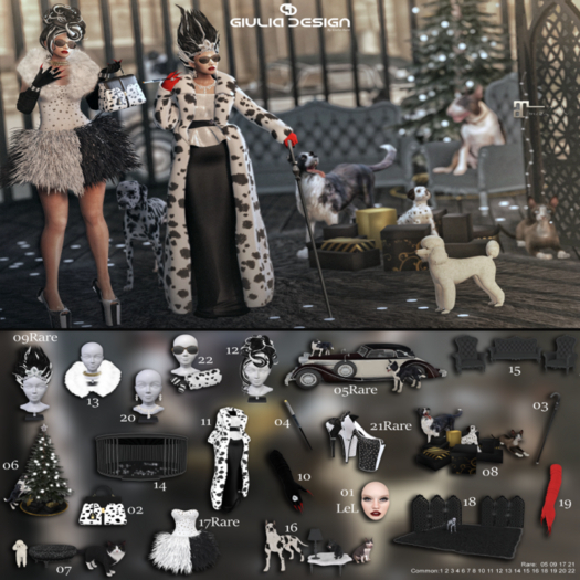 05 RARE CAR-[GIULIADESIGN] -Black and white Lady-