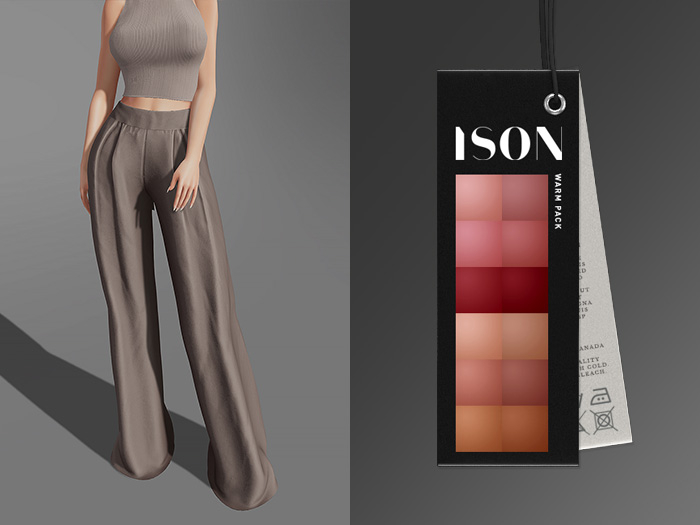 ISON - leilani palazzo pants (warm)
