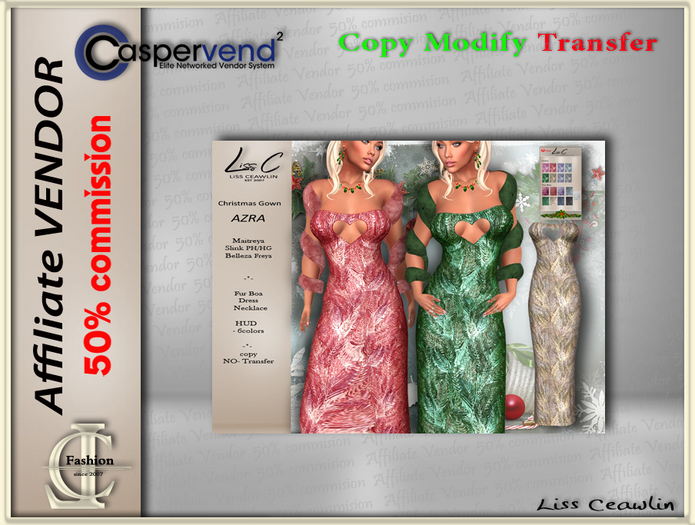LC Affiliate Vendor [Christmas] - Azra Gown  [1 vendor]