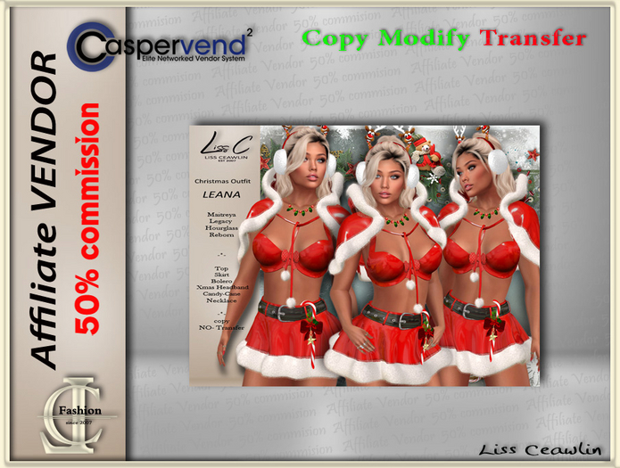 LC Affiliate Vendor [Christmas] - Leana Outfit  [1 vendor]