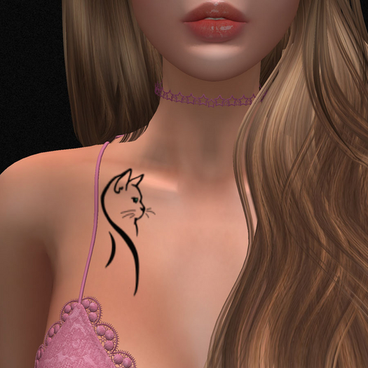 Cat - tattoo