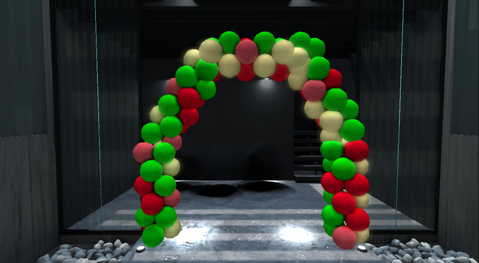 JUNE ~ Balloon arch Christmas