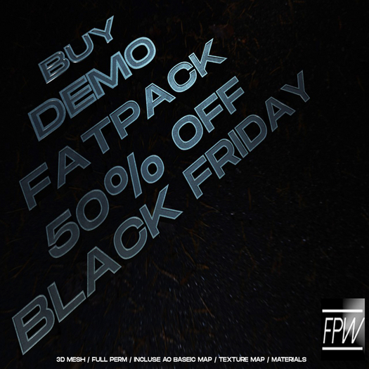 [FPW] Fatpack 3D MESH - FULL PERM