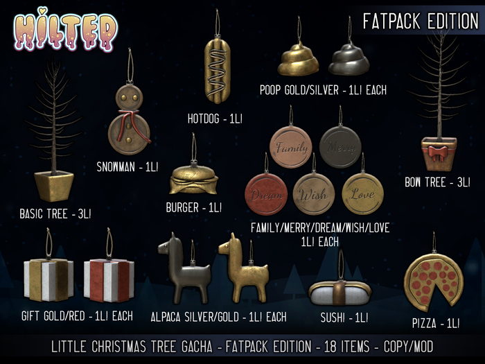 HILTED - Little Christmas Tree Gacha - Bow Tree