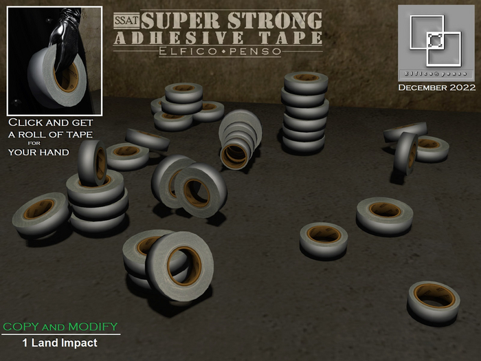 Elfico penso: Super Strong Adhesive Tape - Decor