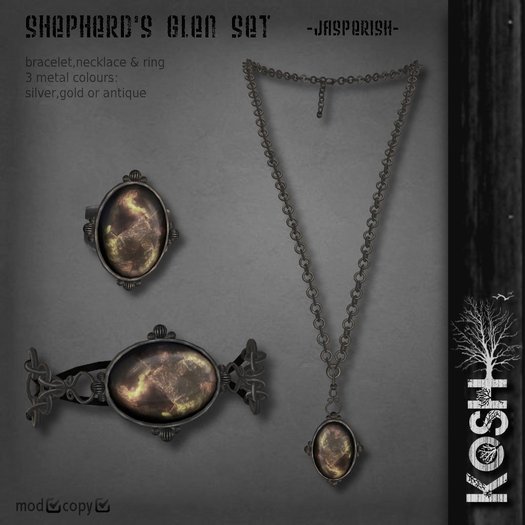 KOSH- SHEPHERD'S GLEN SET -JASPERISH-