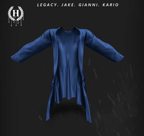 [H.] LUX ROBE BLU- Unpack.