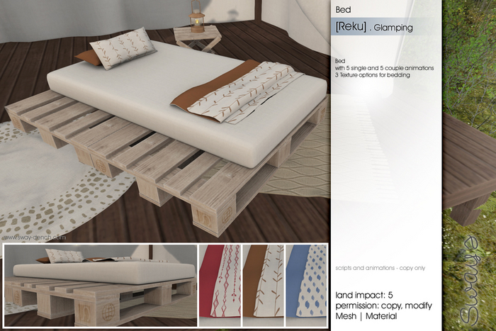 Sway's [Reku] Glamping . Bed