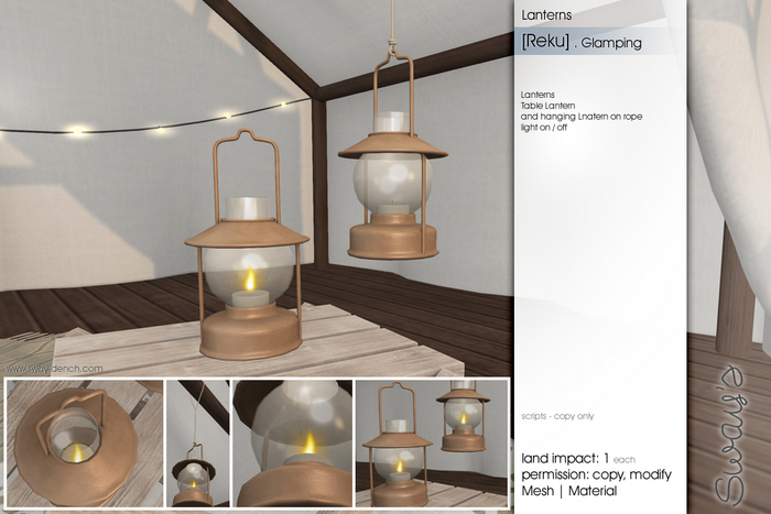 Sway's [Reku] Glamping . Lanterns